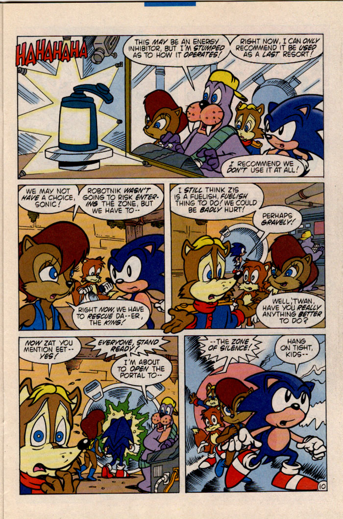 Sonic - Archie Adventure Series July 1996 Page 10